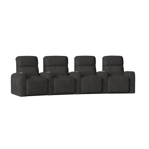 Latitude Run® Home Theater Row Seating (Row of 4) Wayfair